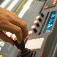 For demanding live production environments, we use this Broadcast Panel that featuring the highest quality buttons, knobs and faders for even faster switching!